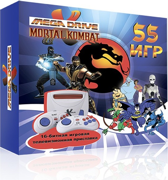 Игровая приставка SEGA MegaDrive Mortal Kombat